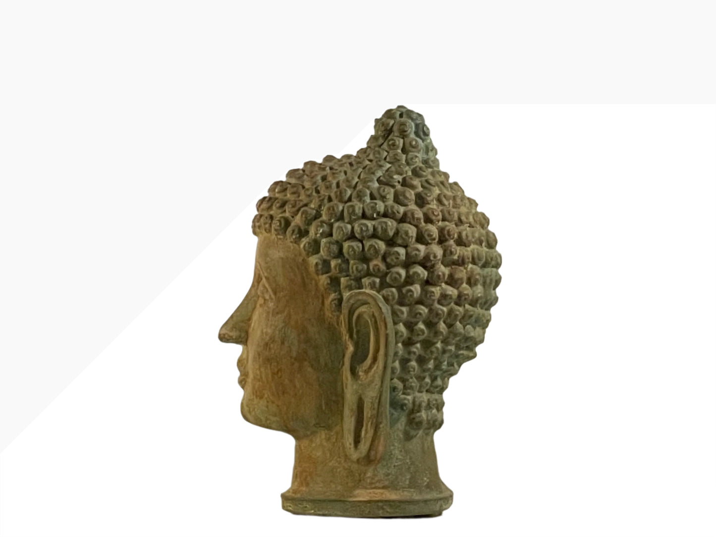 Buddha Head Vintage Brass