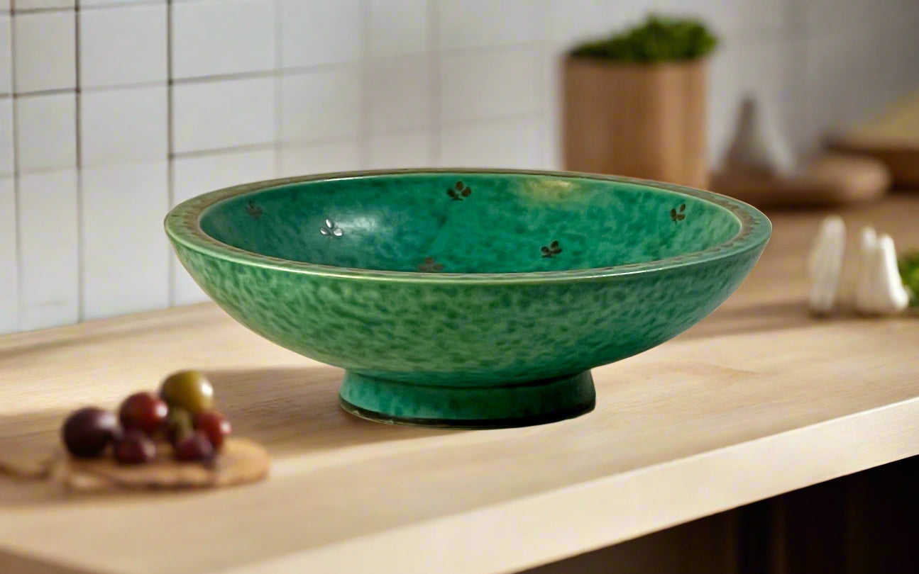 Argenta Footed Bowl by Wilhelm Kage for Gustavsberg