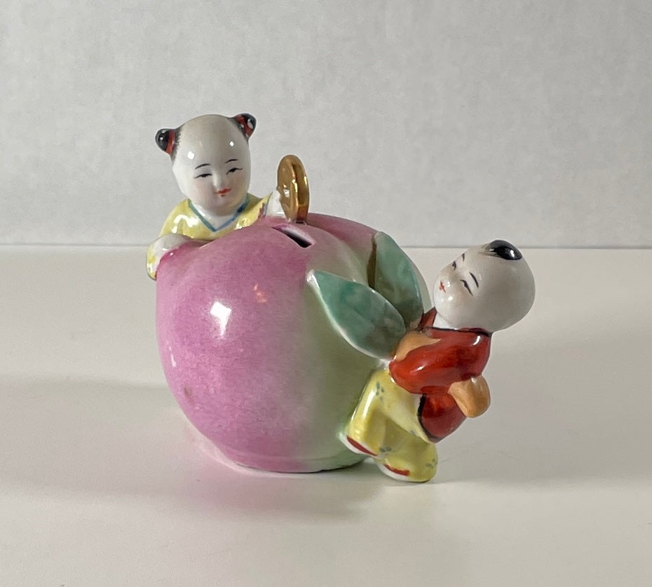 Vintage Whimsical Shou Tao Child’s Bank