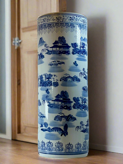 Chinoiserie Umbrella Stand 23.5”