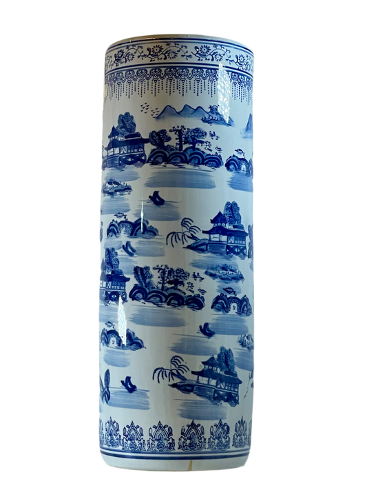 Chinoiserie Umbrella Stand 23.5”