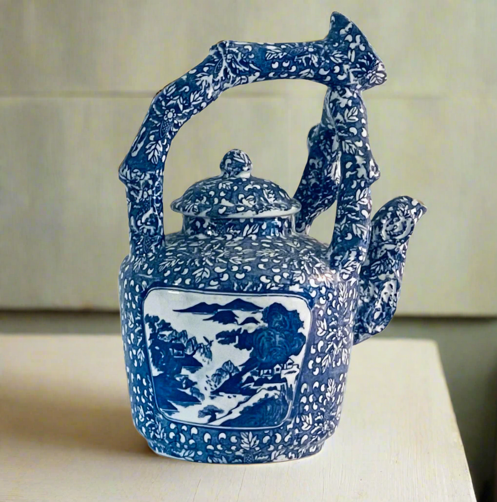 Teapot Large Asian Ceramic