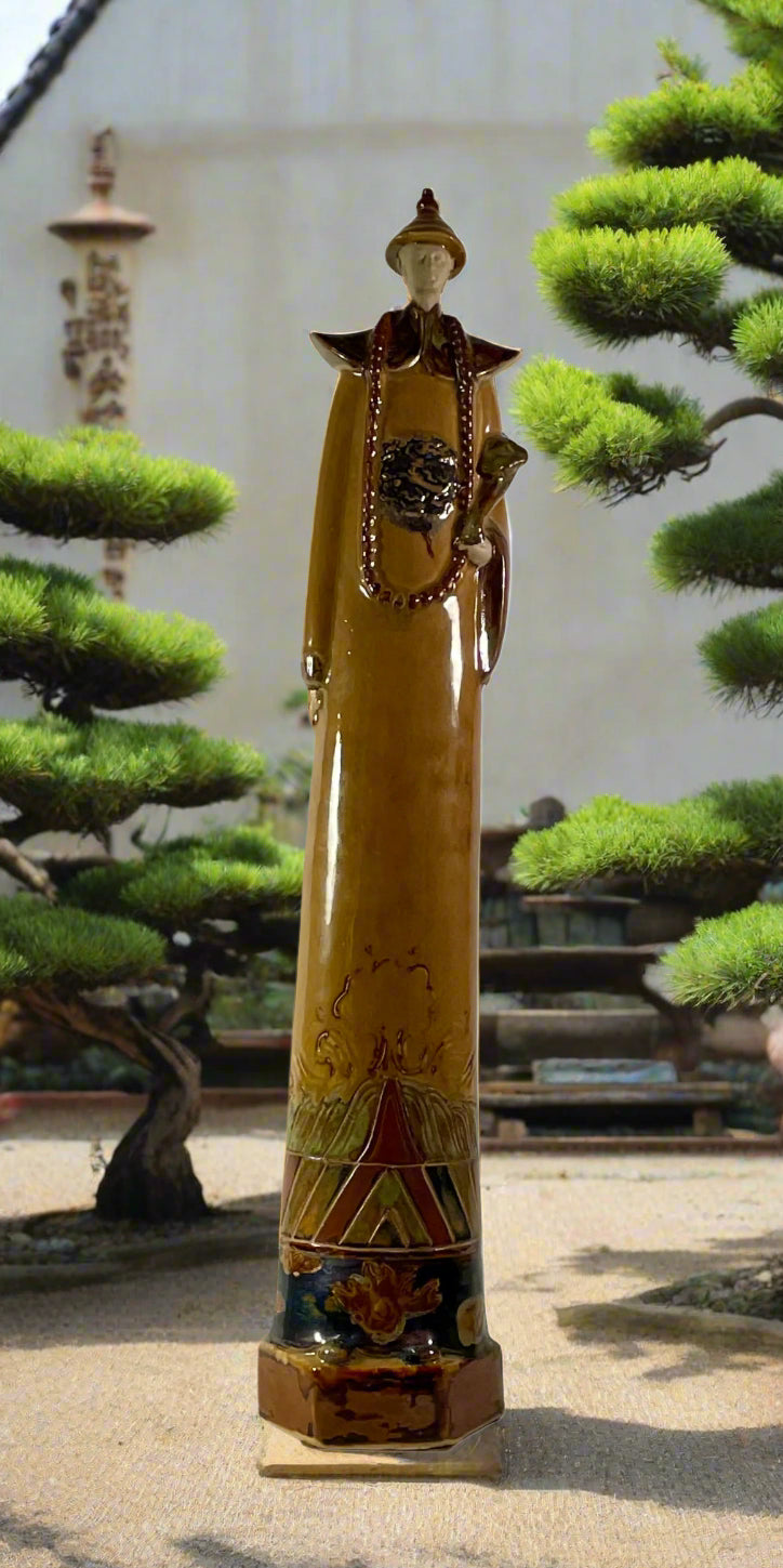 Asian Pottery Figure 24”