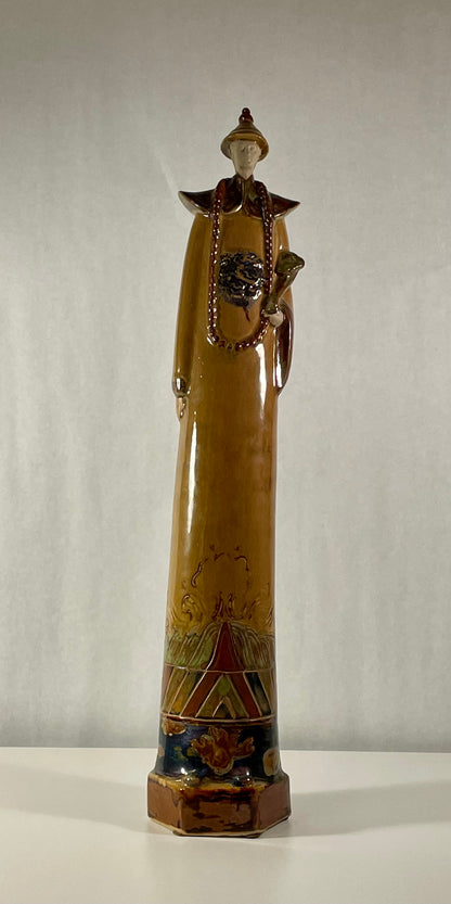 Asian Pottery Figure 24”