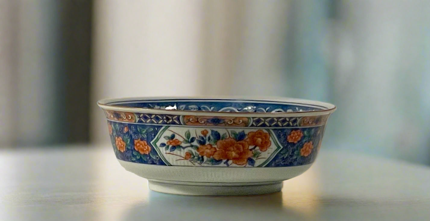 Tiffany Imari Style Bowl 1970’s Vintage