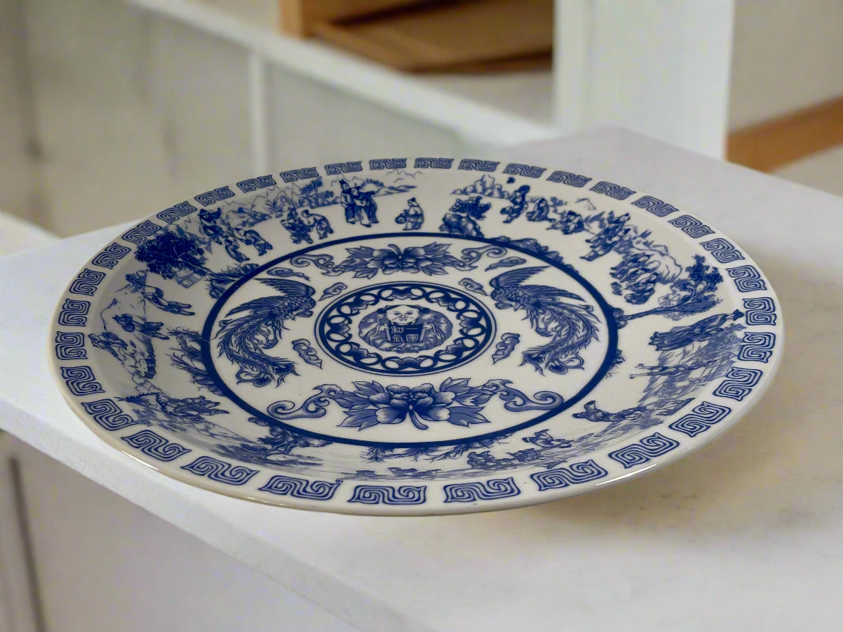 Chinoiserie Plate 14.5”