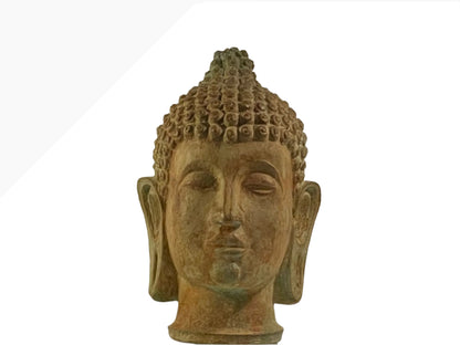 Buddha Head Vintage Brass