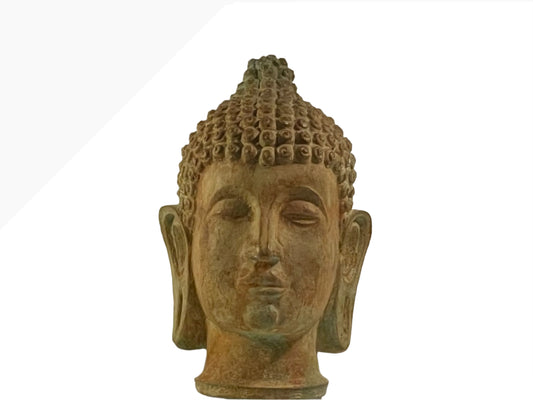 Buddha Head Vintage Brass