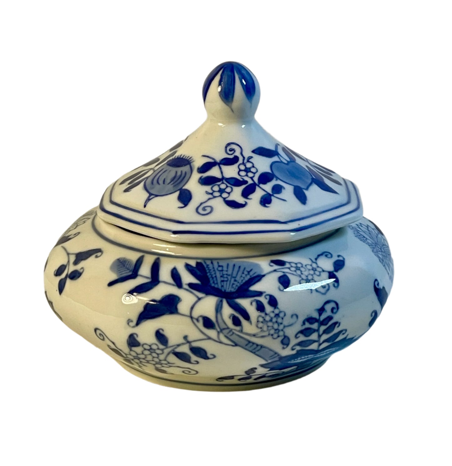 Chinoiserie Candy Dish with lid