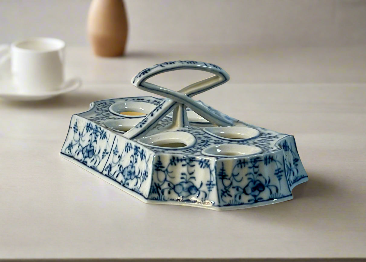 Porcelain Fluted Egg Holder