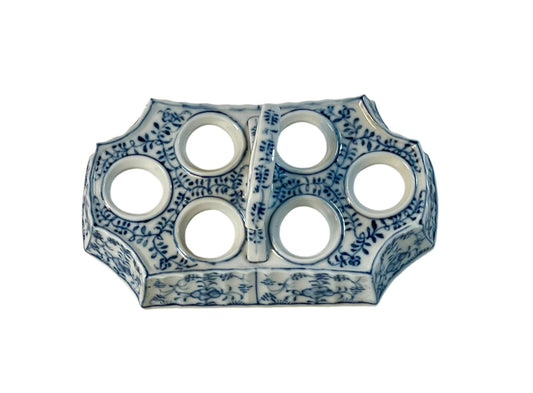 Porcelain Fluted Egg Holder