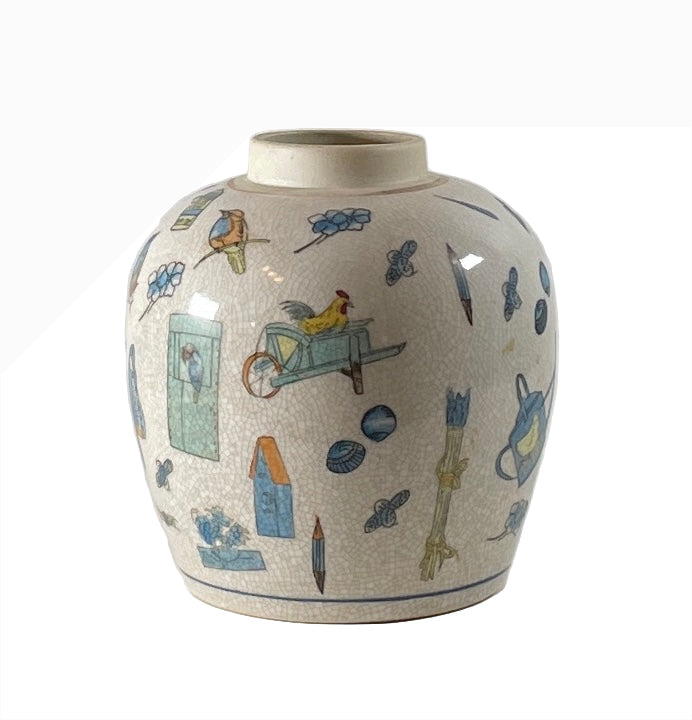 1980’s Ginger Style Garden Vase