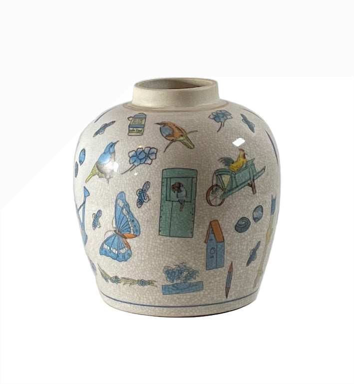 1980’s Ginger Style Garden Vase