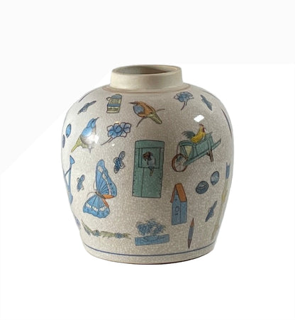 1980’s Ginger Style Garden Vase